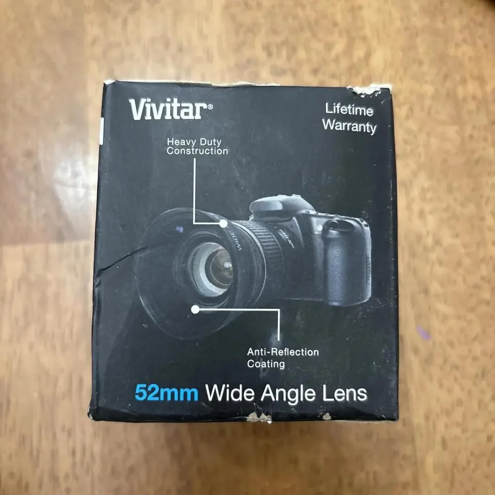 Vivitar .43X 52mm Pro Telephoto Lens For 58mm Lens HD4 Optics NOS